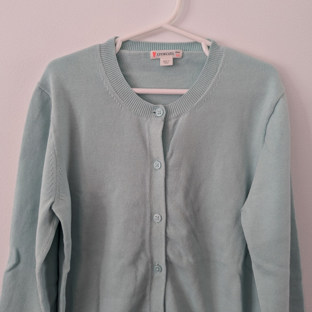 J. Crew Crewcuts Girl's Casey Cardigan Size 12 - Picture 2 of 7